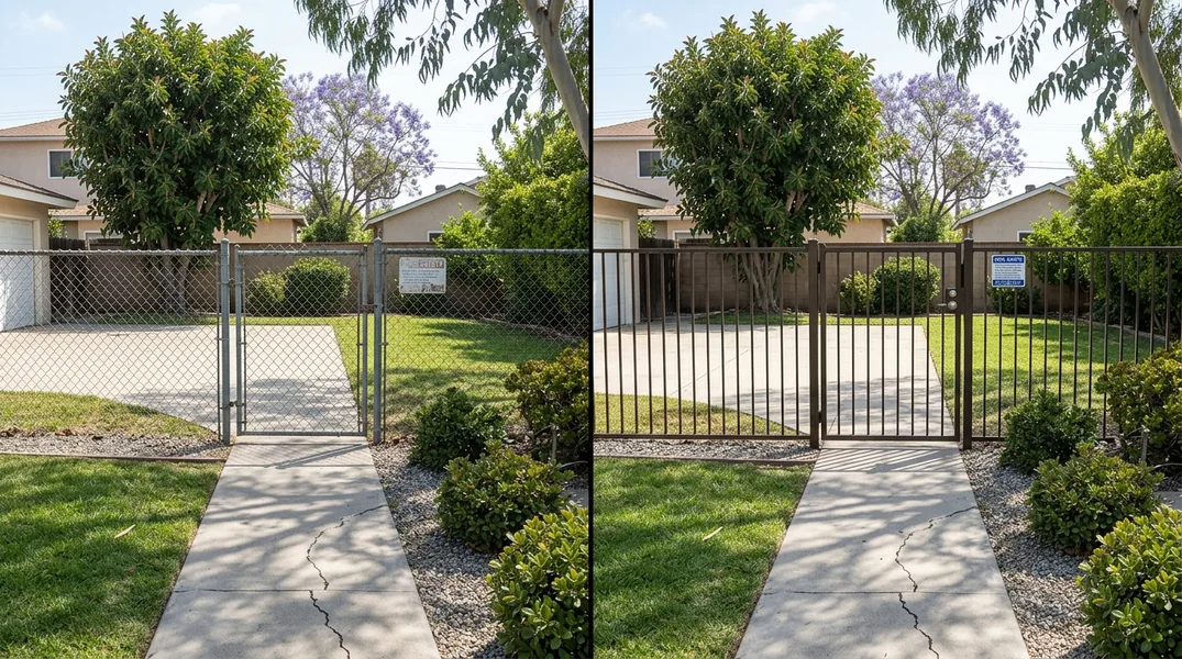 Fencing Los Angeles Post-War Tract Homes: Long, Flat Runs